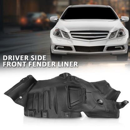 G-PLUS Fender Liner Front Left Side Compatible with Benz E350 E550 Base 4Matic 2-Door Coupe Convertible 2010-2013 2076901830