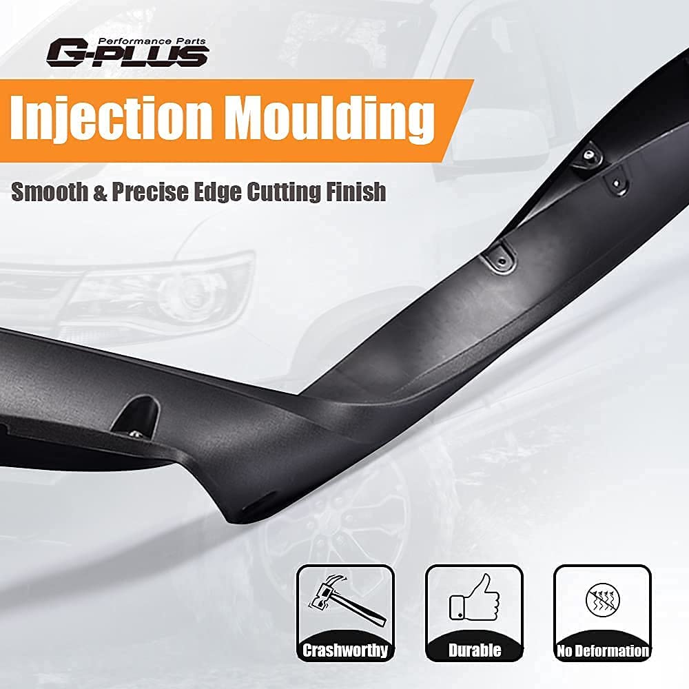 G-PLUS Rugged Fender Flares Compatible with Dodge Ram 1500 2002-2008/Compatible with Dodge Ram 2500 3500 2003-2009 Textured Pocket Riveted Style Wheel Flares 4 Pcs