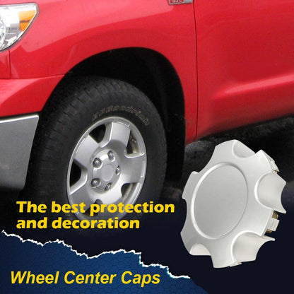 G-PLUS Wheel Center Caps Compatible with 03-07 Toyota Tundra Sequoia Replacement Hub Cap 4PC Kit, Silver