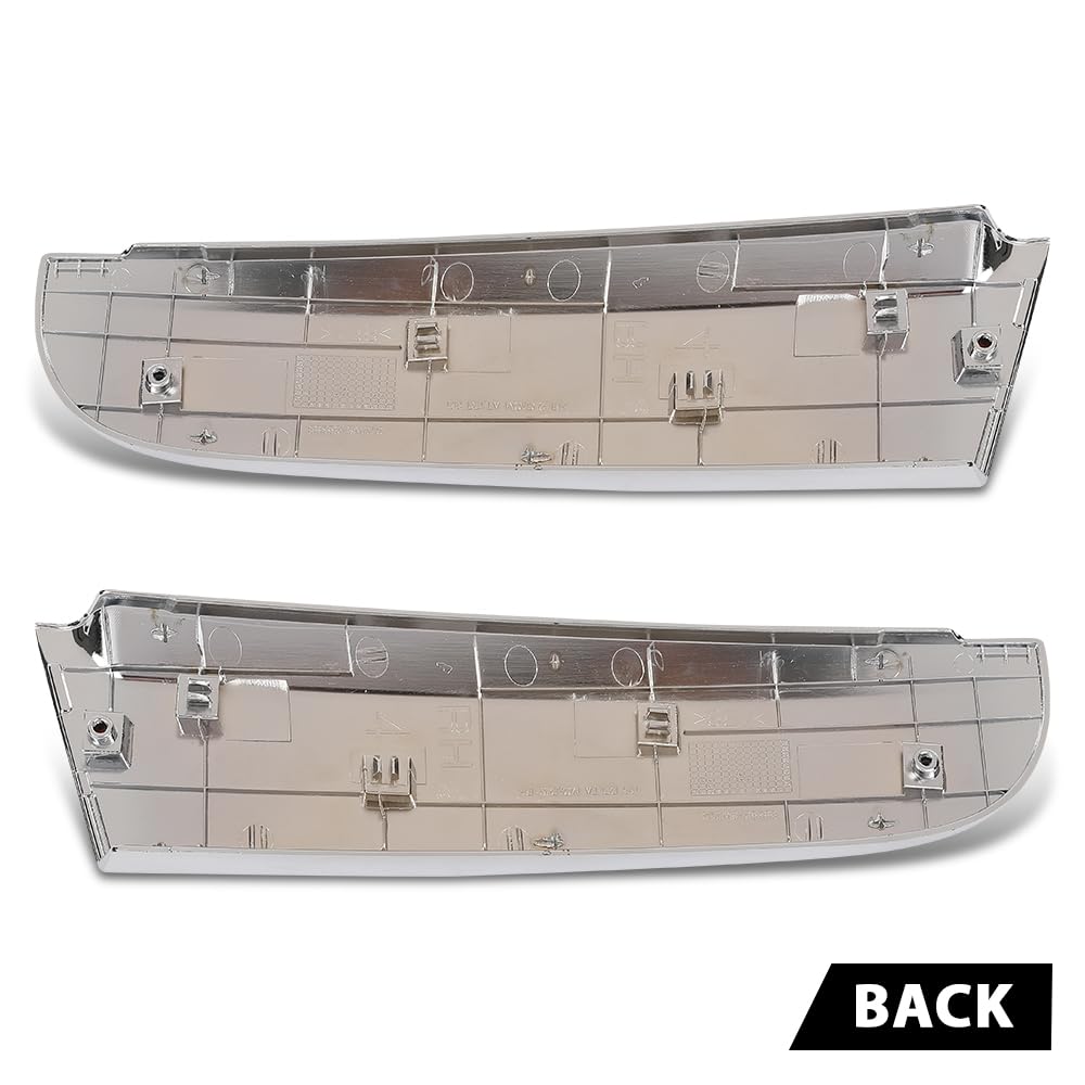 G-PLUS Pair Rear Door C Pillar Molding, Compatible with Kia Sportage 2011-2016, LH Driver & RH Passenger 2PCS, Chrome, 832703W000, 832803W000, 83270-3W000, 83280-3W000