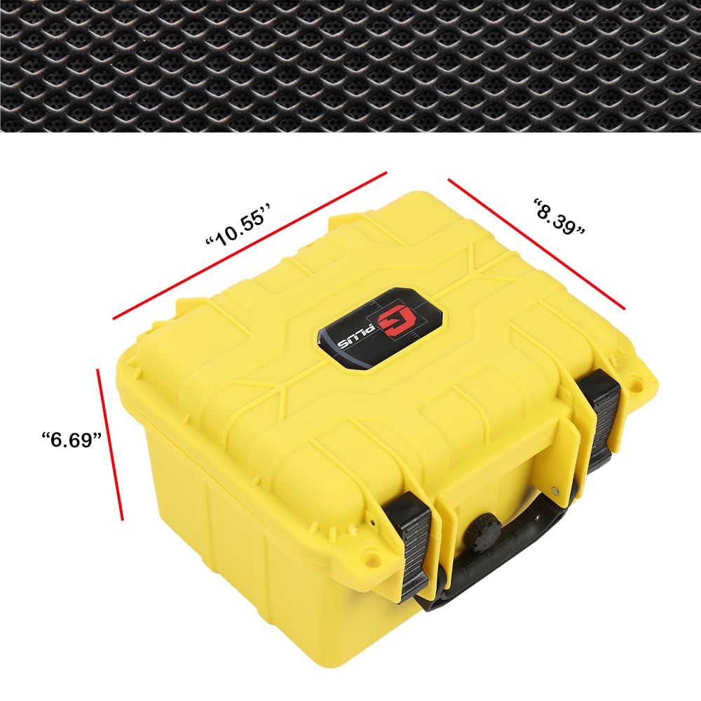 G-PLUS Graded Card Storage Box Fit BGS PSA SGC FGS Weatherproof Graded Sports Trading Cards(Small, Yellow)