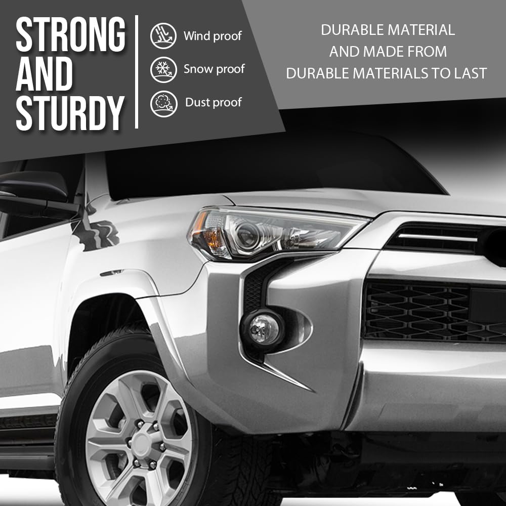 G-PLUS Headlight Bracket Passenger Right Side Compatible with Toyota 4Runner TRD Sport 2022 2023 Fit Toyota 4Runner (submodel: Limited, SR5) 2014-2023 5213335080, TO2509105 Black