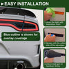 G-PLUS Tail Lights Smoke Rear Precut Tint Vinyl Decal Compatible with 2015-2022 Dodge Charger,A Pair