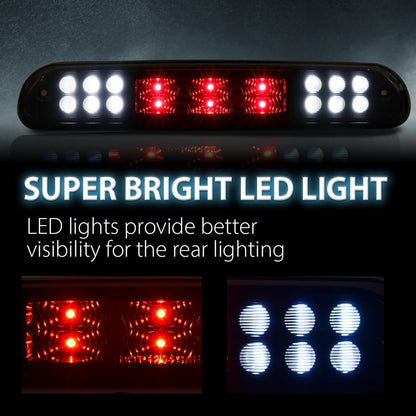 G-PLUS LED 3rd Third Brake Stop Lamp Light Compatible with Ford F250 F350 F450 F550 Super Duty 1999-2016/Fit Ford Ranger 1995-2003/NOT Fit For Harley-Davidson Edition CC3Z13A613A CC3Z13A613B