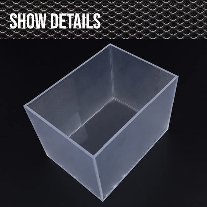 G-PLUS Mini Helmet Display Case Acrylic Football Baseball Helmet Cases Sports Souvenirs and Collectibles Box Clear