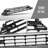 G-PLUS Front Bumper Lower Grille Center Grill Compatible with Volvo XC60 2018-2021 VO1036107, 31425175 Black