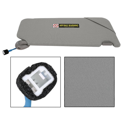 G-PLUS Gray Sun Visor with Light & Mirror Left Driver Side Compatible with Honda Accord 2008-2012 83280TA5A51ZA, 83280TA5A71ZA