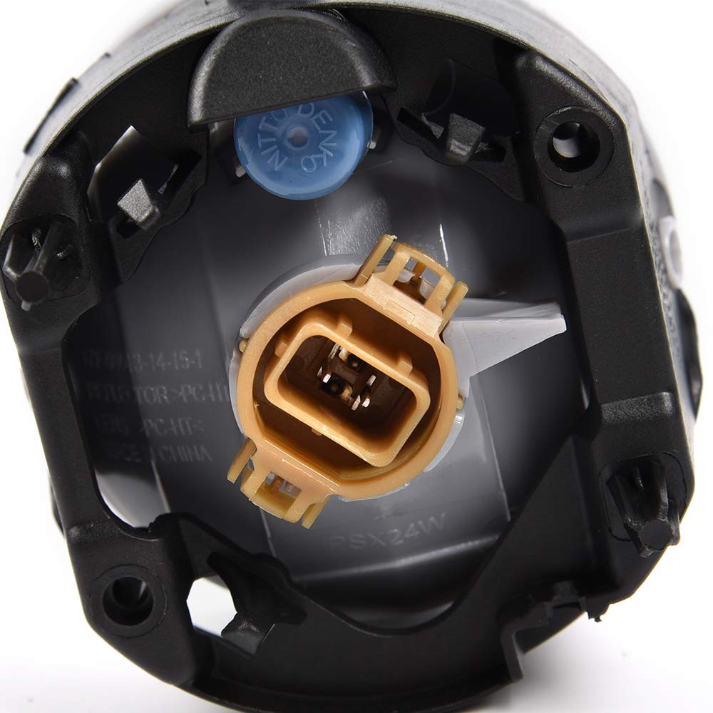 G-PLUS Front Bumper Fog Lights Compatible with 2010-2011 Dodge Grand Caravan Nitro / 2010-2013 Chrysler Town & Country / 2010-2012 Dodge Caliber Driving Fog Lamps Driver Or Passenger Side Clear Lens