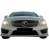 Diamond Star Front Bumper Mesh Grille Compatible with W117 CLA Class CLA180 CLA200 CLA250 CLA45 AMG 2014-2016 Silver Hood Upper Grille Assembly