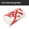 G-PLUS Coin Slabs Storage Box Compatible with PCGS, NGC, ANACS, EVERSLAB, QUICKSLAB for 50 Certified Coins Holders White