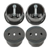 G-PLUS Universal Front Air Ride Bag Brackets Kit Cups 4.5" OD Compatible with Any Cars & Trucks with 4.5" Front Coil Spring Diameter