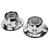 G-PLUS Chrome Wheel Hub Center Caps Compatible with Ford F150 Truck/Bronco 1980-1996, Compatible with Ford Van 1992-1996, 4x4 Front 4WD Wheel Drive (Includes 12 mounting Screws)