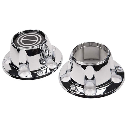 G-PLUS Chrome Wheel Hub Center Caps Compatible with Ford F150 Truck/Bronco 1980-1996, Compatible with Ford Van 1992-1996, 4x4 Front 4WD Wheel Drive (Includes 12 mounting Screws)