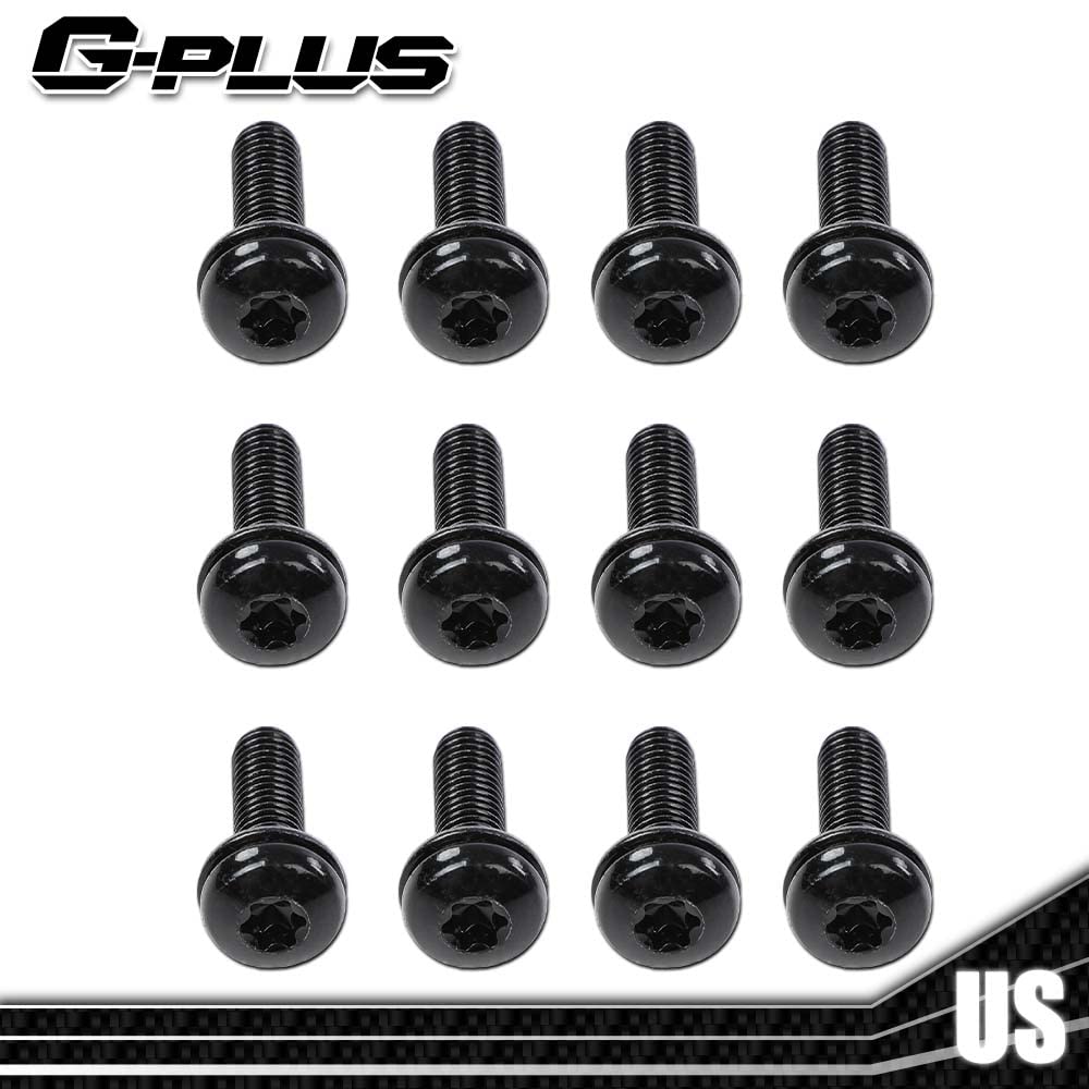G-PLUS WindShield Frame & Hinge Screws Compatible with JK Model Jeep Wranglers Including 2007-2017 06508953AA