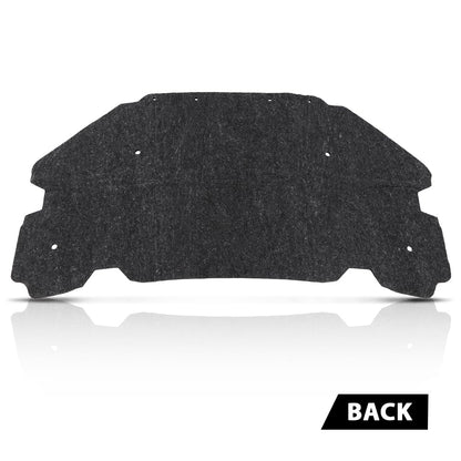 G-PLUS Black Hood Insulation Pad 1/2" with Clips Compatible with Pontiac G6 2005 2006 2007 2008 2009 2010