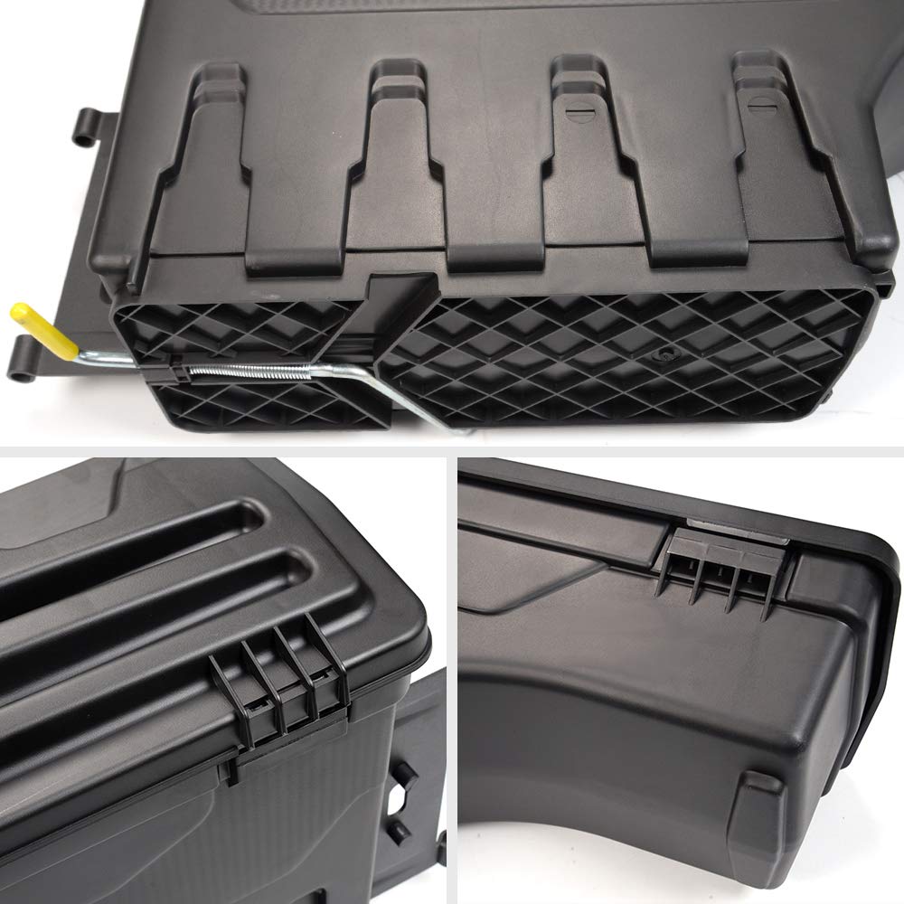G-PLUS Replacement For Dodge Ram 1500 2500 3500 2002-2018 Lockable Storage Box Case Truck Bed ToolBox Rear Left Driver Side