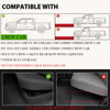Floor Mats Cargo Liners, Compatible with Chevy Silverado GMC Sierra Crew Cab 2019-2025, 1st & 2nd Row 3PCS, All Weather Full Cover Protection
