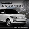 G-PLUS Front Grill Compatible with Land Rover Range Rover Vogue L405 2013 2014 2015 2016 2017 Silver Upper Grille LR055880