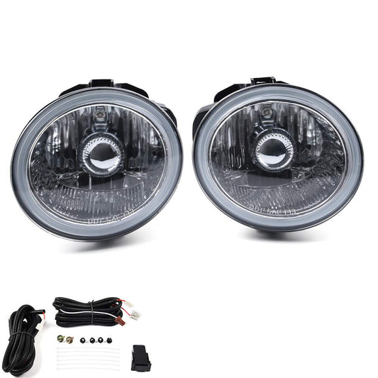 G-PLUS Front Bumper Fog Lights Compatible with Nissan Altima 2002-2004/ Nissan Murano 2003-2005/ Infiniti FX35 FX45 2003-2006 Driving Fog Lamp Accessories NI2593111, NI259211