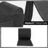 G-PLUS 12" x 50' Outdoor Ribbed Marine Carpet, Boat Trailer Bunk Carpet, Fit Boat Trailer Bunks Runner Docks Black
