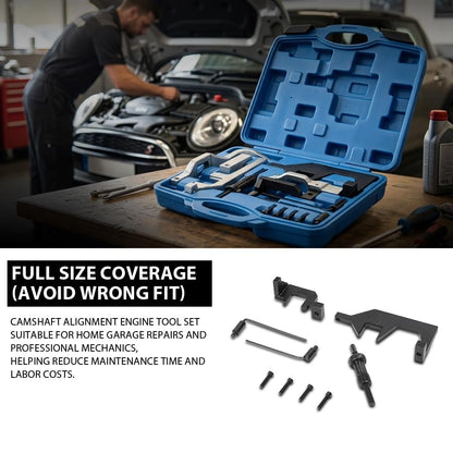 G-PLUS Camshaft Alignment Timing Tool Kit Compatible with BMW Mini Cooper R55-R60 N12-N18 1.4-1.6L 117 440, 119 340, 119 590, 496 709 45 Steel Black