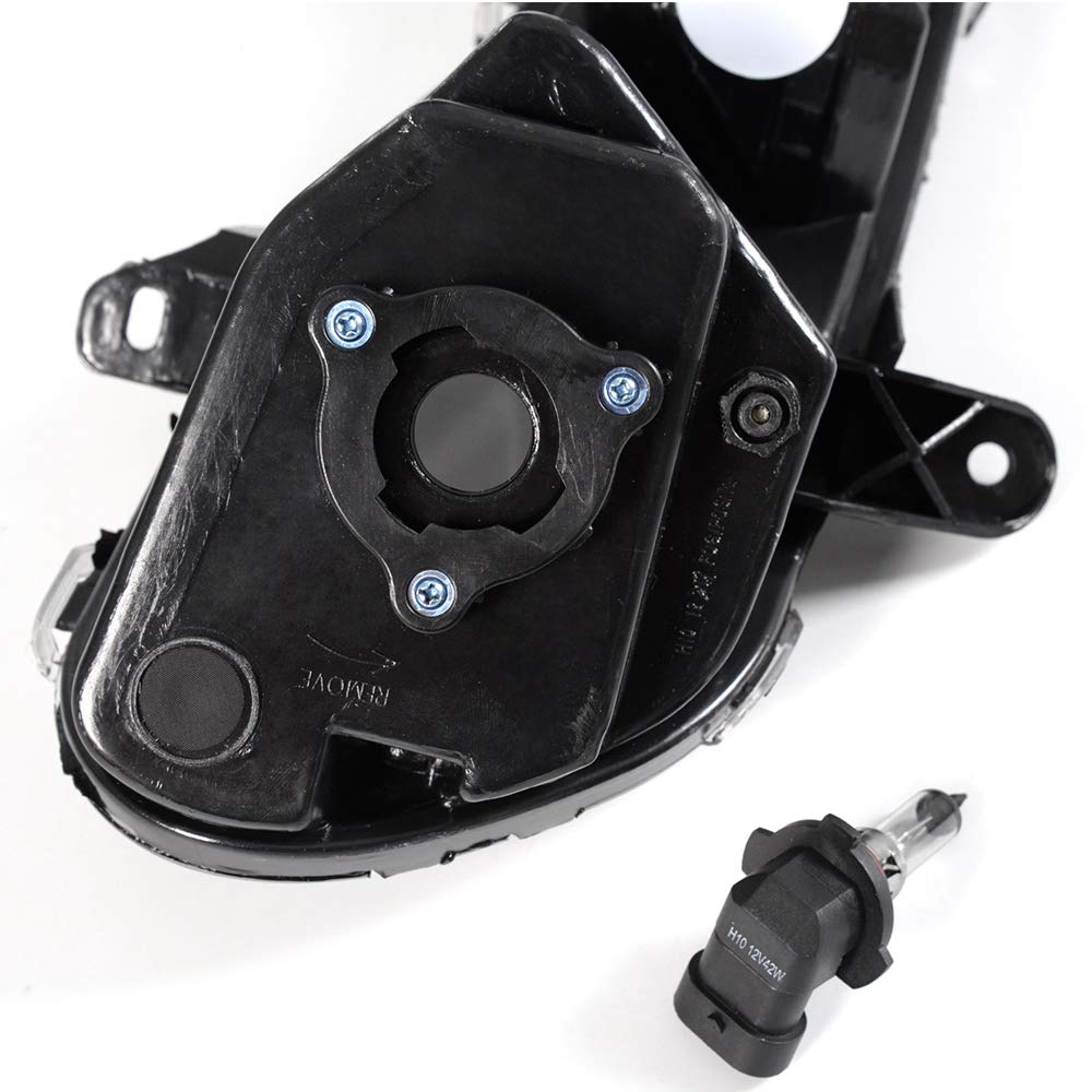 G-PLUS Front Bumper Fog Lights Compatible With 2013-2016 Ford Escape Kuga Driving Fog Lamps Driver & Passenger Pair Black Housing Clear Lens