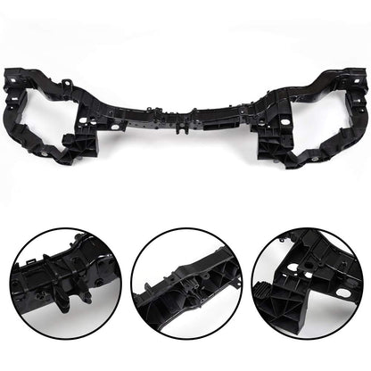 Front Radiator Core Support Tie Bar Compatible with Ford Focus 2012-2018 Upper Primed Plastic With Steel