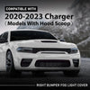 G-PLUS Front Passenger Right Side Fog Light Cover Compatible with Dodge Charger 2020-2023