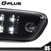 G-PLUS LED 3rd Third Center High Mount X Stop Light Lamp Compatible with 2004-2012 Chevy Colorado/GMC Canyon 2006-2008 Isuzu I-Series 3D LED Bar Tail Brake Light 15286505