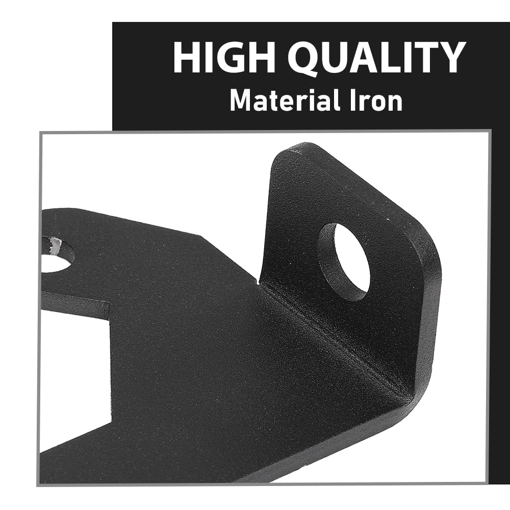 G-PLUS Steel CB Antenna Spare Tire Mount Bracket, Compatible with Jeep Wrangler JK & JKU 2007-2018