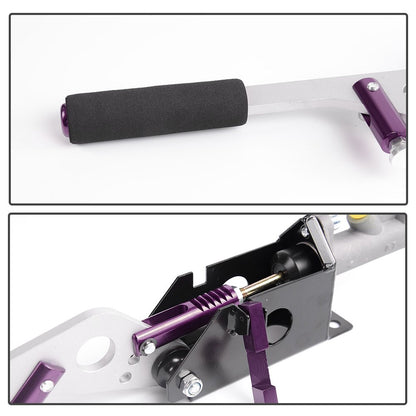 Universal Hydraulic Handbrake Drift E-Brake Racing Hand Brake Lever Purple Metal