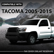 G-PLUS Radiator Fan Shroud for Toyota Tacoma Base Pre Runner 2005-2015 Front View
