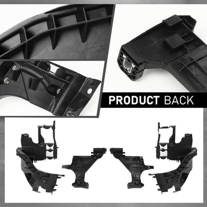 G-PLUS Front Headlight Mount Guide Support Bracket Set Compatible with Audi A5/S5 2012-2016,Compatible with Audi RS 2013-2016 8T0941453B, 8T0941453D, 8T0941454B, 8T0941454D