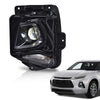 G-PLUS Headlight Headlamp Assembly w/Bulbs Compatible with Chevy Blazer 2019-2021 84588815, GM2502492, 84788649 Clear Lens Black Housing Left Driver Side Bumper Headlamps,faros delanteros