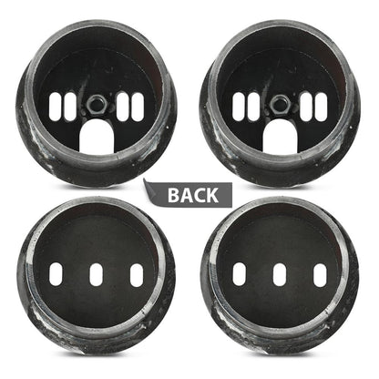 G-PLUS Universal Front Air Ride Bag Brackets Kit Cups 4.5" OD Compatible with Any Cars & Trucks with 4.5" Front Coil Spring Diameter