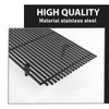 G-PLUS Front Bumper Billet Grille Stainless Compatible with Chevy Blazer Suburban C/K Pickup 1973-1980, Fit GMC C/K Pickup Suburban 1973-1980 Black Grill