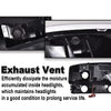 G-PLUS LED Headlights Assembly Fit GMC Sierra 1500HD 2500HD 3500 1999-2007/Fit GMC Yukon XL 1500 2500 1999-2006,Headlamps Smoky Lens Chrome Housing Clear Reflector,faros delanteros