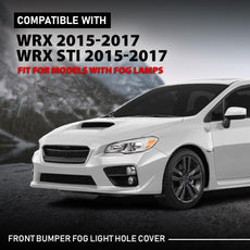 G-PLUS Fog Light Cover for Subaru WRX 2015-2017 WRX STI 2015-2017 Front View