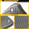 Floor Mats Fit Toyota 4Runner 1996-2002,1st & 2nd Row All Weather Protection TPE Floor Liners Cargo Liner Gray, alfombras para carro