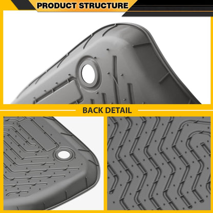 Floor Mats Fit Toyota 4Runner 1996-2002,1st & 2nd Row All Weather Protection TPE Floor Liners Cargo Liner Gray, alfombras para carro