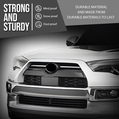 G-PLUS Front Upper Grille Molding Trim Compatible with Toyota 4Runner Limited/SR5 2014 2015 2016 2017 2018 2019 2020 2021 2022 5312235060, TO1216103 Black