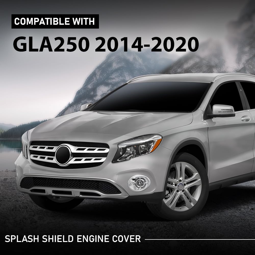 G-PLUS Engine Splash Shield Cover Compatible with Benz GLA250 GLA45 AMG CLA250 2014-2020 2465200523, 246-520-15-23