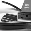 G-PLUS Rear Bumper ReinForcement Steel Compatible with Ford Mustang 2015-2024 FR3Z17906A, FO1106370 Black