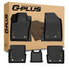 G-PLUS Floor Mats & Cargo Liner Compatible with Jeep Compass 2017 2018 2019 2020 2021 2022 2023 2024 2025 All Weather Protection TPE Floor Liners 1st & 2nd Row Black