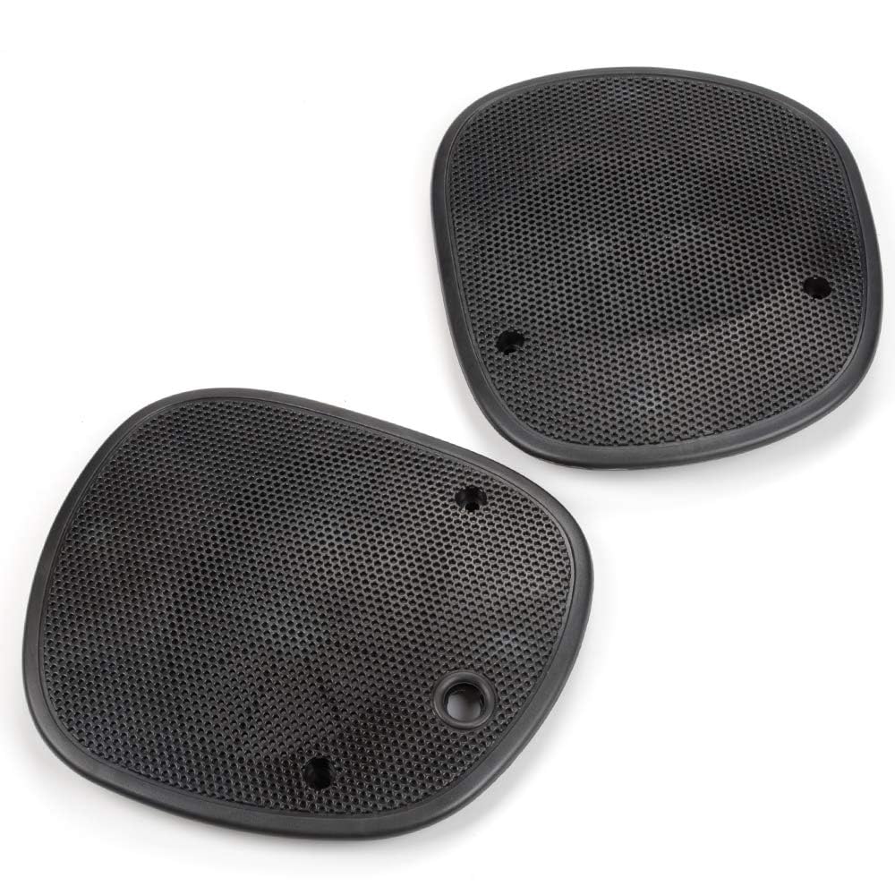 G-PLUS Dash Speaker Grille Grill Cover Compatible With Chevy S10 Blazer Bravada 1998-2004/ GMC Jimmy Sonoma 1998-2001 15046442 & 15046441 Front Driver Passenger Side 15046442