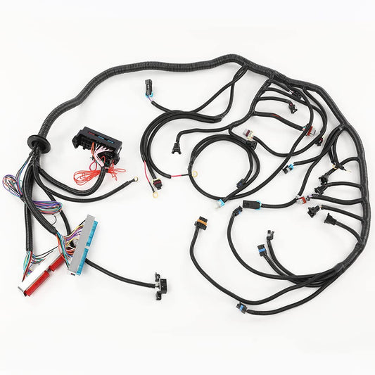 G-PLUS Standalone Wiring Harness T56 or Non-Electric Tran Compatible with 1997-2004 Corvette/Cts-V Ls1 / Ls6 Engines (Drive by Cable Only) 4L60E, TH350, TH400