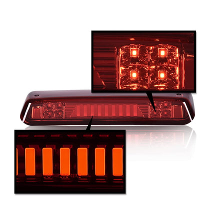 G-PLUS Rear LED Bar Type I High Mount Stop Ligh Third Brake 3rd Light Cab Roof Center Mount Brake Stop Tail Cargo Lamp Compatible with 2004-2008 Ford F150/Lobo