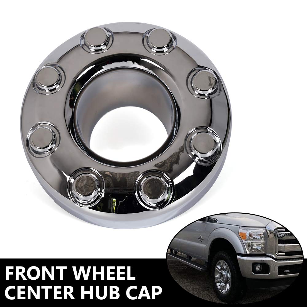 G-PLUS Chrome Wheel Center Hub Cap Compatible with Ford F350 Super Duty 2005-2018 Dually Front 4X4 Open Replaces 5C3Z1130TA