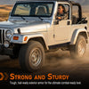 G-PLUS Armor Rocker Side Panels Compatible with Jeep Wrangler TJ(All Trims, 4WD) 1997-2006 No-Drill for Most Black