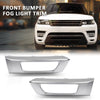 G-PLUS Front Right&Left Bumper Fog Light Trim Pair Compatible with Land Rover Range Rover Sport 2014-2017